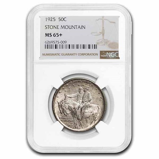 1925 Stone Mountain Memorial Half Dollar MS-65 NGC 1925 Stone Mountain Memorial Half Dollar MS-65 NGC